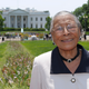 Recy Taylor stands in Lafayette Park in Washington, D.C., on May 12, 2011, after touring the White House. (Susan Walsh/AP Images)